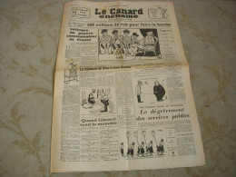 CANARD ENCHAINE 2229 10.07.1963 Lily SIOU Christian MARQUAND Jean GIONO - Politiek