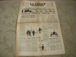 CANARD ENCHAINE 2222 22.05.1963 Marcel MARCEAU CINEMA CARAMBOLAGE Michel AUDIARD - Politiek