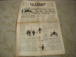 CANARD ENCHAINE 2222 22.05.1963 Marcel MARCEAU CINEMA CARAMBOLAGE Michel AUDIARD - Política