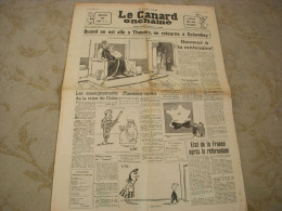 CANARD ENCHAINE 2193 31.10.1962 ELECTRE Irene PAPAS Le CHANSONNIER GILLES - Politics