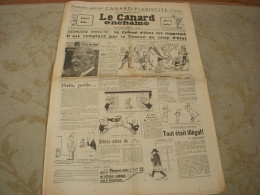 CANARD ENCHAINE 2192 24.10.1962 SPECIAL CANARD PLEBISCITE Robert DHERY BRUANT - Política