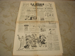 CANARD ENCHAINE 2191 17.10.1962 Marcel AMONT Andre BERRY CINEMA OCTOBRE A PARIS - Politiek