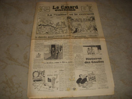 CANARD ENCHAINE 2153 24.01.1962 Leon ZITRONE Melina MERCOURI Florent FELS - Politique