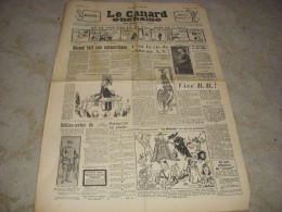 CANARD ENCHAINE 2146 06.12.1961 Marcel AYME Jacques DUFILHO K. SHINDO L'ILE NUE - Politik