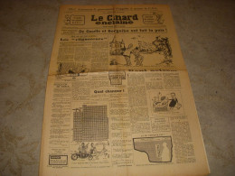 CANARD ENCHAINE 2106 01.03.1961 TV Le MONDE EST A VOUS DORIAN MYSTERES De PARIS - Politics