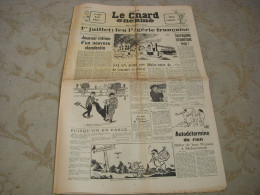 CANARD ENCHAINE 2175 27.06.1962 CYCLISME TOUR De FRANCE Par EQUIPES B. KEATON - Politik