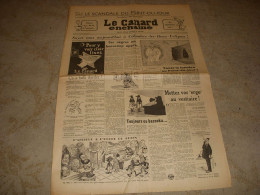 CANARD ENCHAINE 2104 15.02.1961 MARCILLAC Jean ROUSSELOT ROSES ROUGES POUR MOI - Política