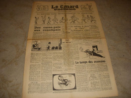 CANARD ENCHAINE 2103 08.02.1961 THEATRE Les AMBASSADES Alphonse SECHE SENNETT - Politiek