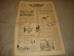 CANARD ENCHAINE 2095 14.12.1960 Ingmar BERGMAN Charles AZNAVOUR G. De CAUNES - Politique