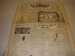 CANARD ENCHAINE 2047 13.01.1960 Maurice PAPON Robert LAMOUREUX HORLOGE RTF - Política