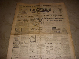 CANARD ENCHAINE 1993 31.12.1958 SKETCH POIRET SERRAULT ANNEE 58 Par Le CANARD - Política