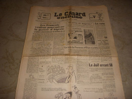 CANARD ENCHAINE 1988 26.11.1958 Denis De La PATELLIERE Fernand LEDOUX - Politique