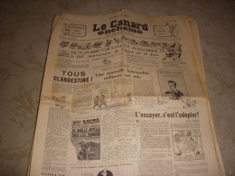 CANARD ENCHAINE 1965 18.06.1958 Jacques DUFILHO Jean DUTOURD Paul CLAUDEL - Politique