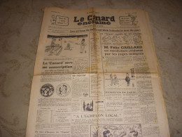 CANARD ENCHAINE 1948 19.02.1958 Guy BEART Marcel JOUHANDEAU Andre GIDE - Politique