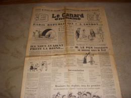 CANARD ENCHAINE 1903 10.04.1957 CINEMA LA GARCONNE THEATRE STEINBECK - Política