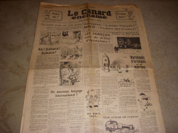 CANARD ENCHAINE 1895 13.02.1957 PRINCE PHILIPPE D'ANGLETERRE CRITIQUE TELEVISION - Politics
