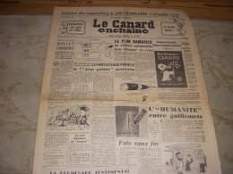 CANARD ENCHAINE 1886 12.12.1956 MOULOUDJI Les PERLES De DEVOIRS D'ELEVES - Politique