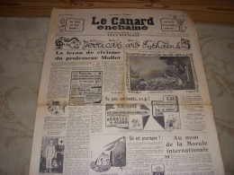 CANARD ENCHAINE 1884 28.11.1956 TCHEKHOV GUERRE ALGERIE FLN SI BOUZID OTMAN - Política