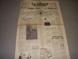 CANARD ENCHAINE SUPPLEMENT Du 10.08.1960 SPECIAL VACANCES - Politica