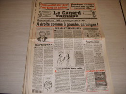 CANARD ENCHAINE 4486 18.10.2006 CHIRAC SARKOZY UMP PS JUPPE ROBIEN FOOT DHORASOO - Politique