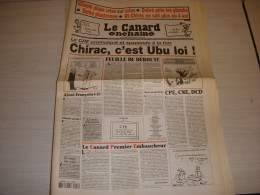 CANARD ENCHAINE 4458 05.04.2006 VILLEPIN SARKOZY HALLIDAY INDUSTRIE NUCLEAIRE - Política