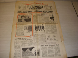 CANARD ENCHAINE 2819 06.11.1974 Tristan BERNARD Romain BOUTEILLE CAFE De La GARE - Politique