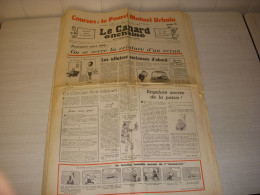 CANARD ENCHAINE 2815 09.10.1974 Françoise GIROUD Michel HONORIN Bernard CLAVEL - Politica