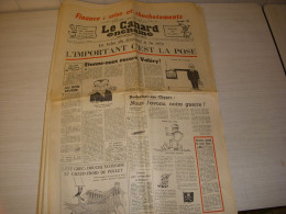 CANARD ENCHAINE 2809 28.08.1974 Raf VALLET ADIEU POULET Andre ROUSSIN PICCOLI - Política