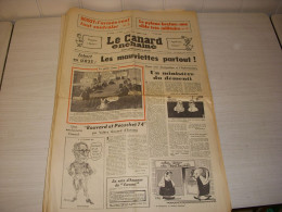 CANARD ENCHAINE 2785 13.03.1974 AEROPORT ROISSY Charles De GAULLE JC TACHELLA - Política