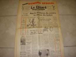 CANARD ENCHAINE 2770 28.11.1973 Rene ALLIO Marcel MOEAU L'IVRE LIVRE ARRABAL - Política