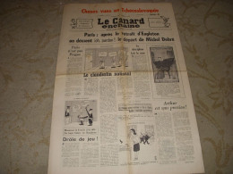 CANARD ENCHAINE 2701 02.08.1972 Marcel LUPOVICI Emmanuel ROBLES François JOUFFA - Política