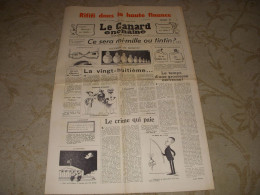 CANARD ENCHAINE 2692 31.05.1972 Genevieve BAILAC Elia KAZAN Jean Jacques PAUVERT - Politique