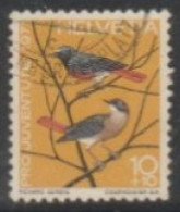 1971 SWITZERLAND USED STAMP ON BIRD/Phoenicurus Phoenicurus-Flycatcher - Songbirds & Tree Dwellers