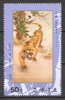 North-Korea MNH Stamp From SS - Felinos