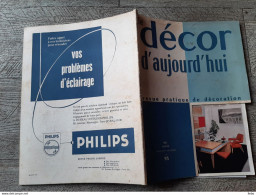 Revue N°95 Décor D'aujourd'hui 1952 Exposition Des Artistes Décorateurs Lancel Luminaires - Huis & Decoratie
