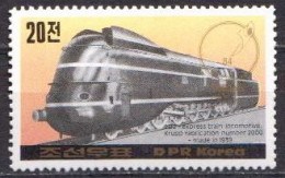 North-Korea MNH Stamp - Treni