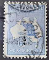 1915 6d Ultramarine 3rd Wmk Die Il SG 38 BW 19 Perfin T - Oblitérés