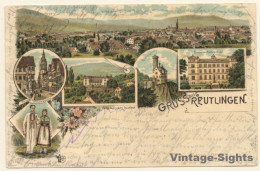 Reutlingen: Frauenarbeitsschule - Pomologisches Institut (Vintage PC Litho 1902) - Reutlingen