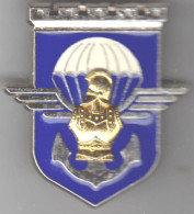 17° RGP. 17° Régiment Du Génie Parachutiste. Casque Et Pot En Tête Relief. Delsart.2398. - Esercito