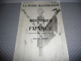 REVUE LA PETITE ILLUSTRATION ART THEATRE HISTOIRES DE FRANCE PRESENTEES AU THEATRE PIGALLE PAR SACHA GUITRY 1929 - French Authors