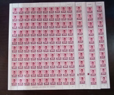 Thailand Stamp FS Definitive King 6th Harrison Surcharge 1 Baht Plate 1A-1D #107 - Thaïlande