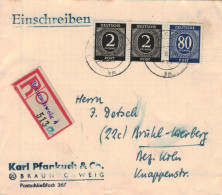 Pfankuch Reko-Provisorium Braunschweig  > Brühl - Cartas & Documentos