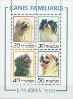 North-Korea MNH Minisheet - Honden