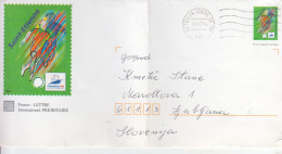 9410 --- LETTER   FRANCE    98    COUPE  DU  MONDE    TO  LJUBLJANA   SLOVENIJA - Covers & Documents