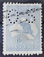 1915 6d Ultramarine 3rd Wmk Die Il SG O46dw BW 19a Inverted Wmk - Oblitérés