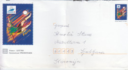 9412 --- LETTER   FRANCE    98    COUPE  DU  MONDE    TO  LJUBLJANA   SLOVENIJA - Storia Postale