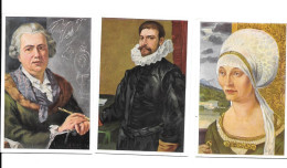 BT03 - IMAGES CIGARETTES REEMTSMA - DURER ELISABETH TUCHER - TISCHBEIN AUTOPORTRAIT - TINTORETTO PORTRAIT VENITIEN - Autres Marques