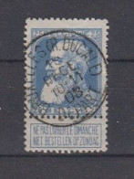 BELGIË - OPB - 1905 - Nr 76 -  T1 L (BRUXELLES (R.DUCALE) DEPART) - COBA  +2.00 € - 1905 Barba Grossa