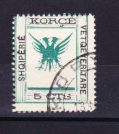 STAMPS-ALBANIA-KORCE-VETQEVERITARE-1917-USED-SEE-SCAN - Albania