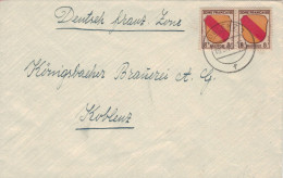 Koblenz 1946 > Königsbacher Bier - Ortsbrief - Rhine-Palatinate